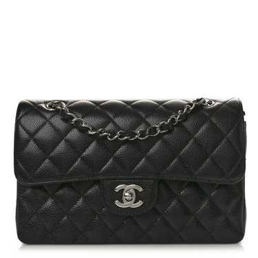 CHANEL Caviar Quilted Small Double Flap Black