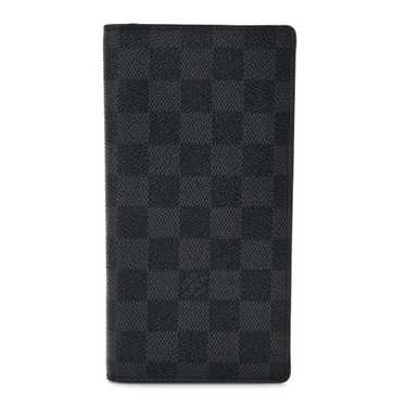 LOUIS VUITTON Damier Graphite Brazza Wallet