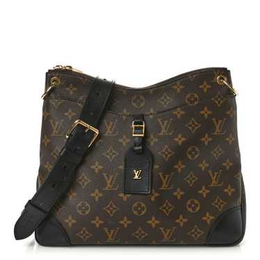 LOUIS VUITTON Monogram Odeon MM Black