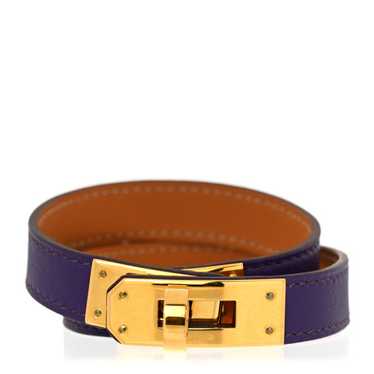 HERMES Swift Kelly Double Tour Bracelet S Iris