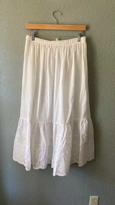 Vintage White eyelet skirt (One Size) | Used,…