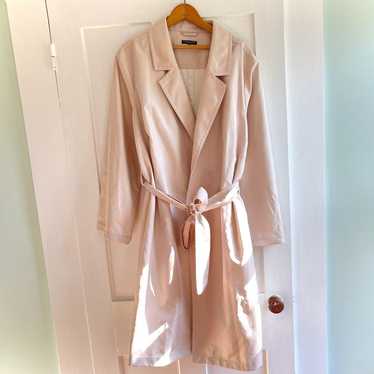 EILEEN FISHER Camel Colored Twill Trench Coat (1 … - image 1