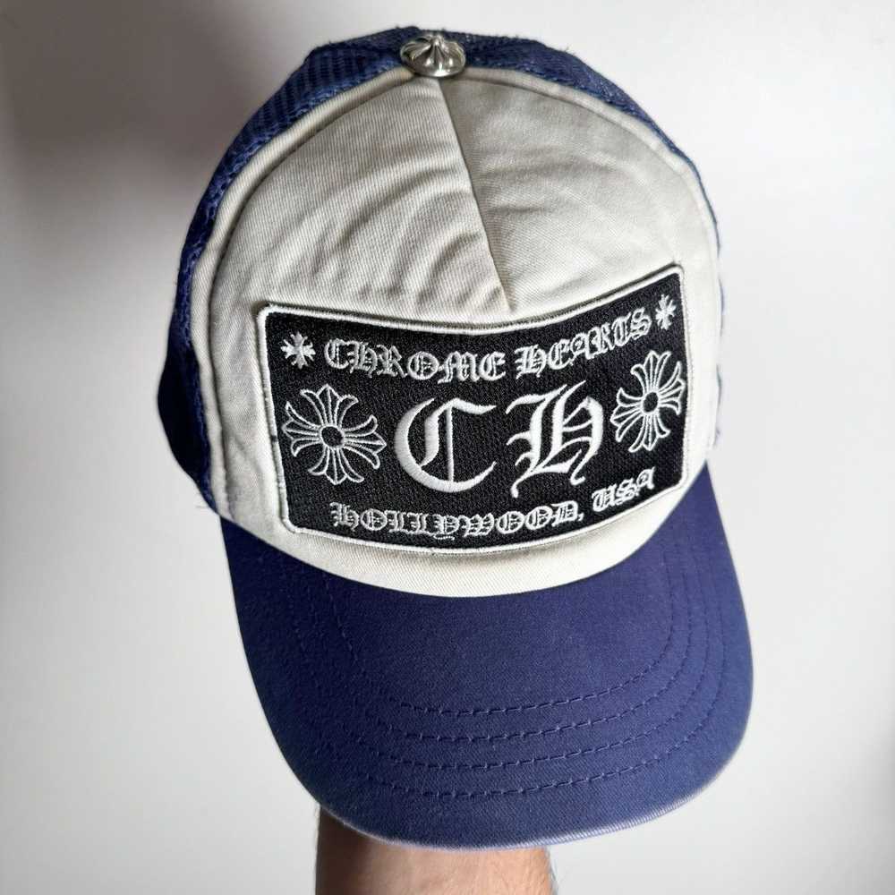 Chrome Hearts Chrome Hearts Blue / Purple Trucker… - image 1