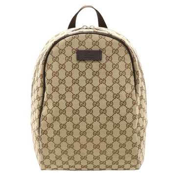 Gucci Gg Canvas Camel Canvas Backpack Bag (Pre-Ow… - image 1