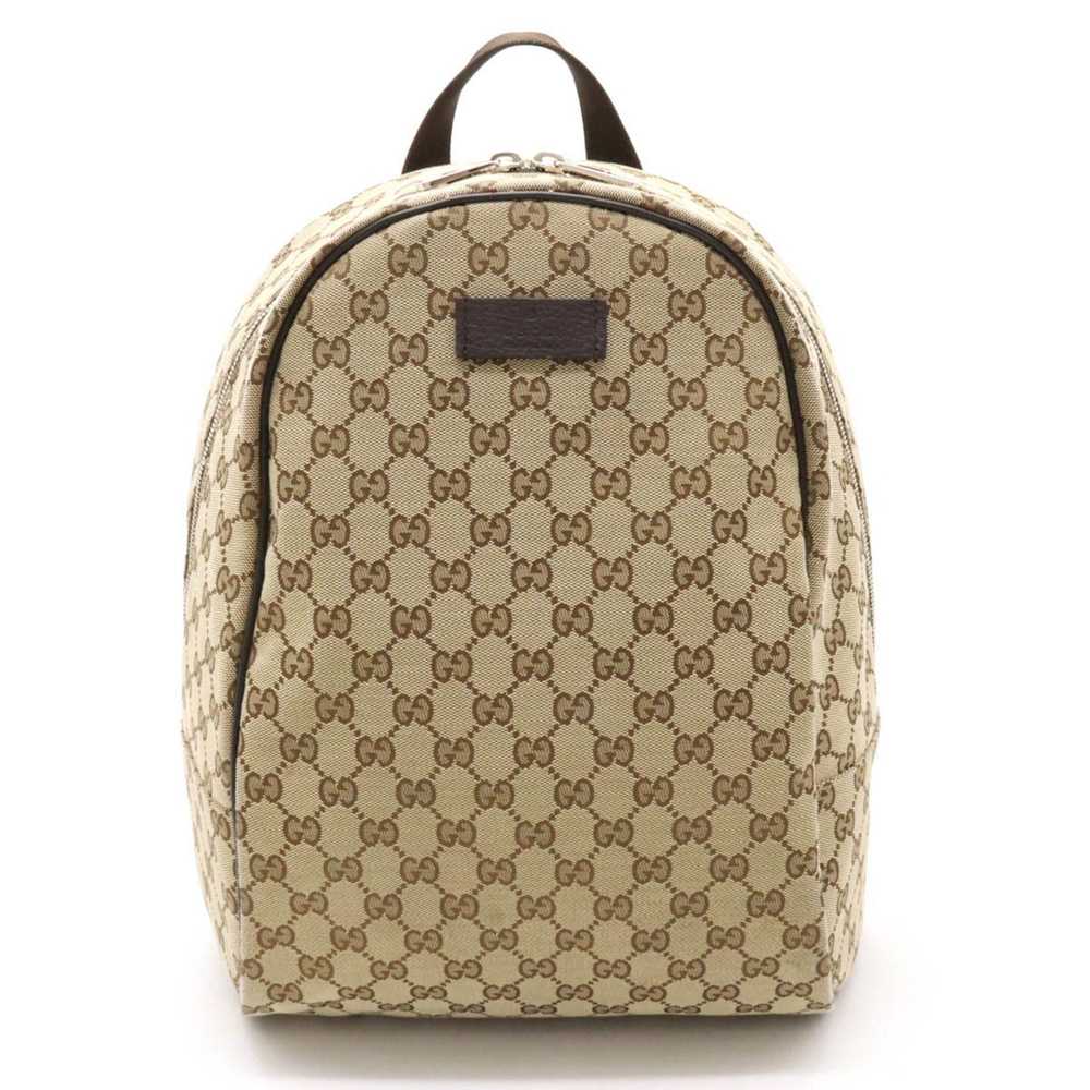 Gucci Gg Canvas Camel Canvas Backpack Bag (Pre-Ow… - image 6