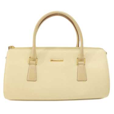 Burberry Beige Leather Handbag (Pre-Owned) - image 1