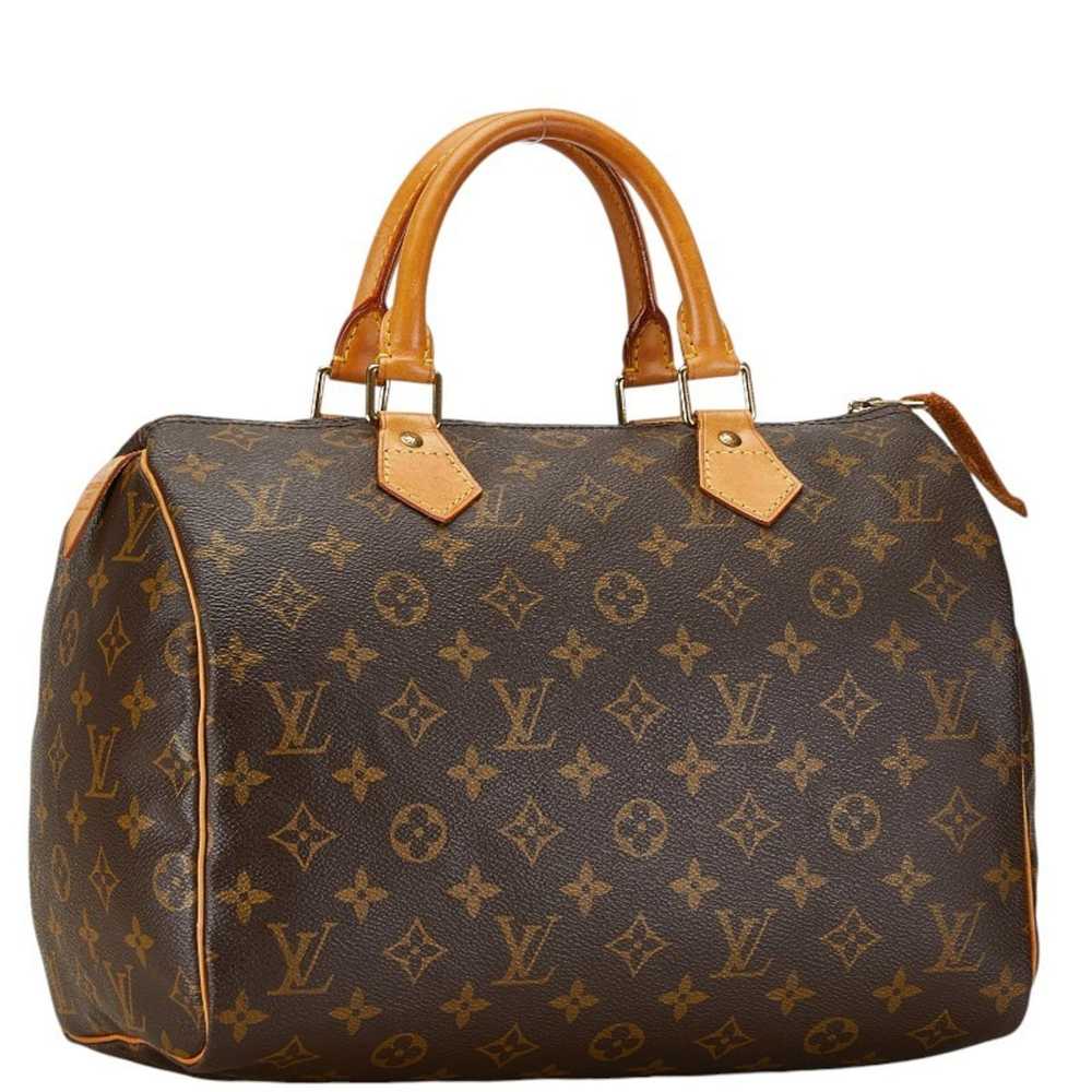 Louis Vuitton Speedy 30 Brown Canvas Handbag (Pre… - image 4