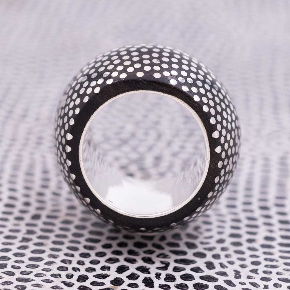 Patricia Von Musulin Ebony Ring c1990 - image 2