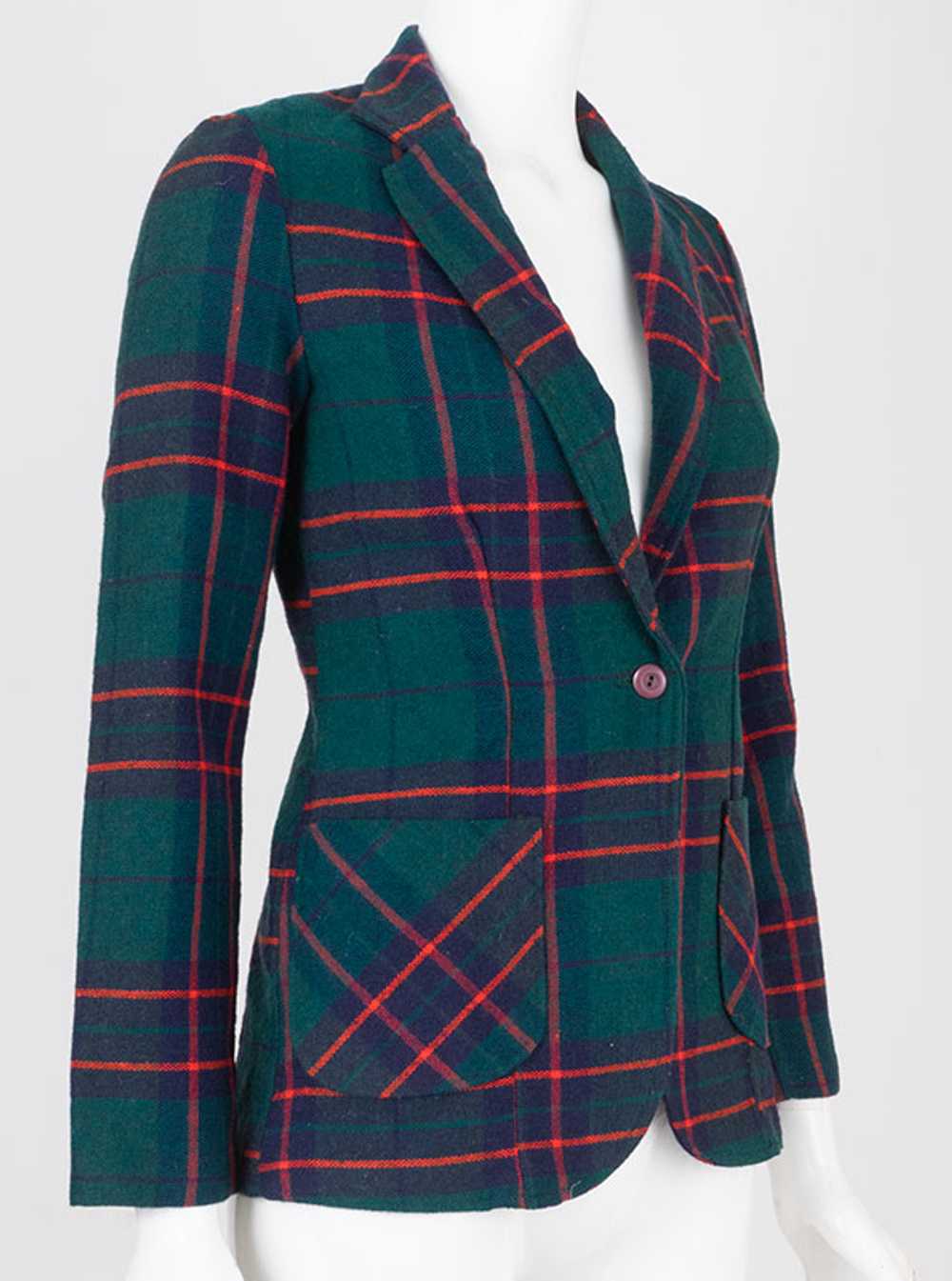 1970s Plaid School Blazer - image 3