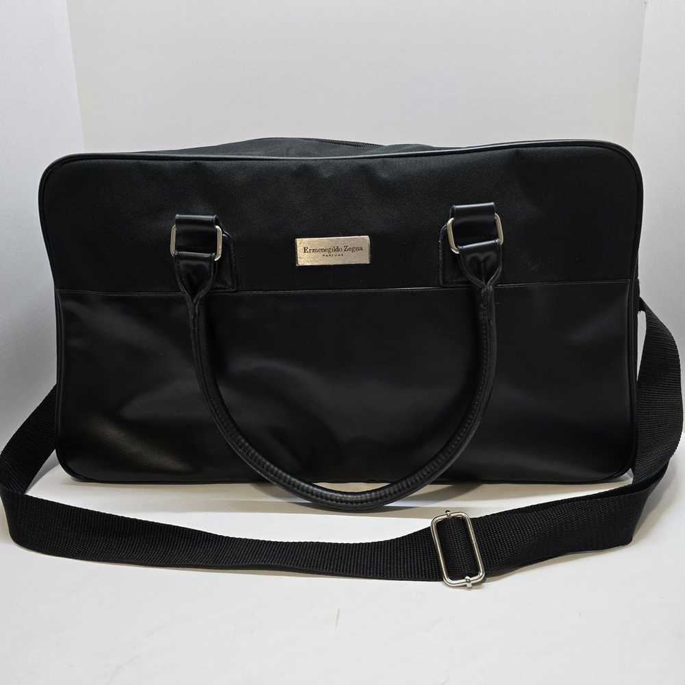 ermenegildo zegna black weekend duffle bag - image 1