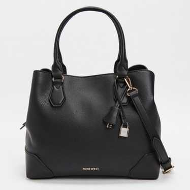 Nine West black bucket purse