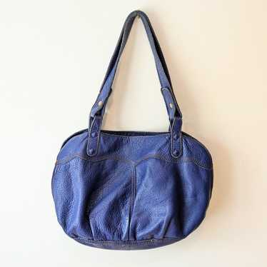 Lucky Blue Leather Purse - image 1