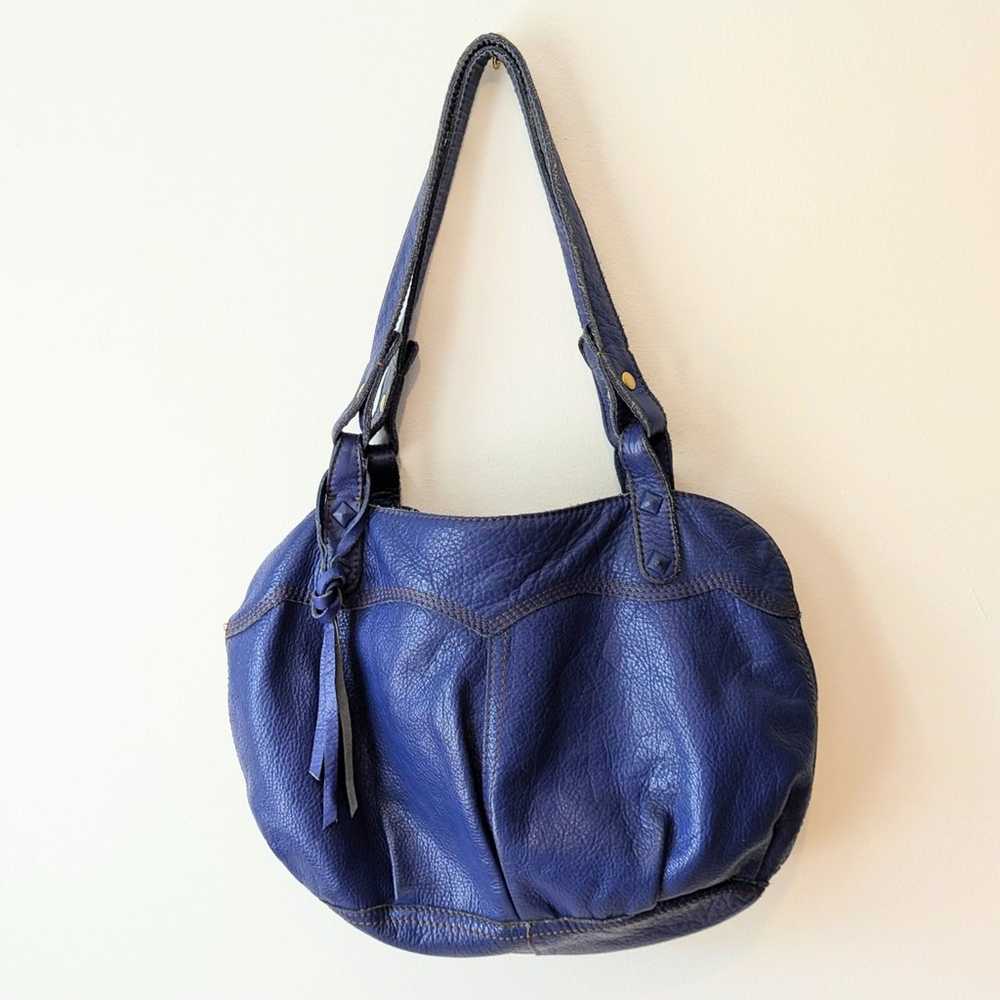 Lucky Blue Leather Purse - image 3