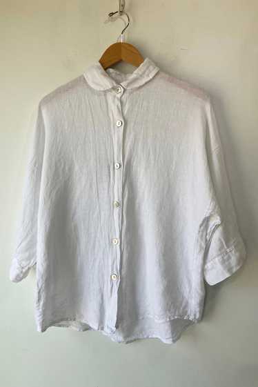 Meo Meli White Linen Top