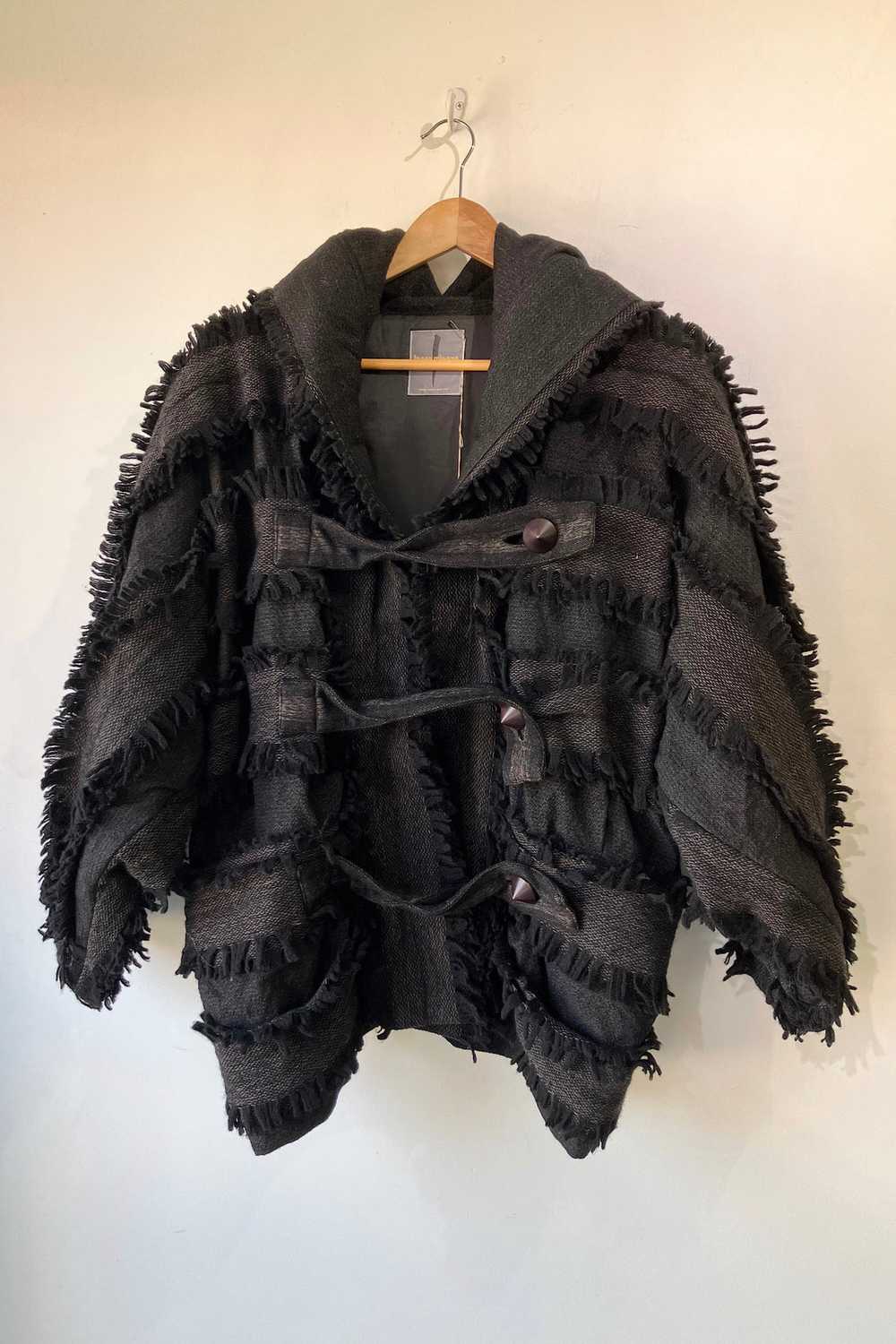 Vintage Issey Miyake Black Texture Jacket - image 1