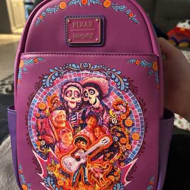 Disney Coco Remember Me Loungefly Backpack Used - image 1