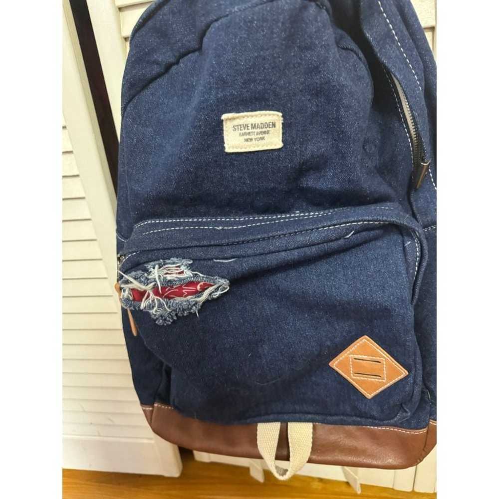 Steve Madden Denim Backpack - image 1