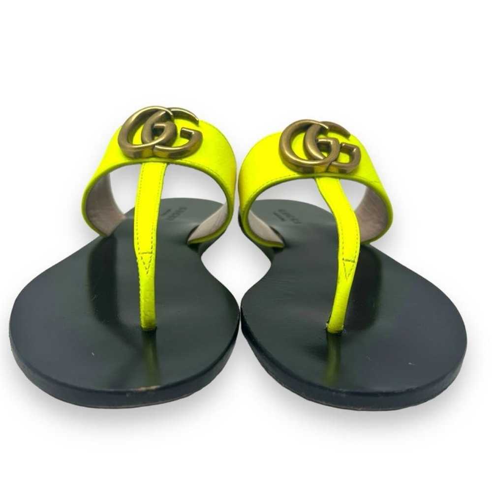 Gucci Marmont leather sandal - image 4