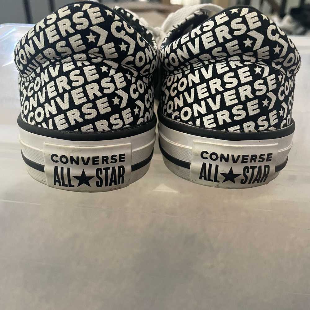 Converse Converse Womens Size 7 Black White Shoes… - image 3