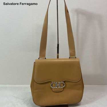 Salvatore Ferragamo Gancini Shoulder Bag.