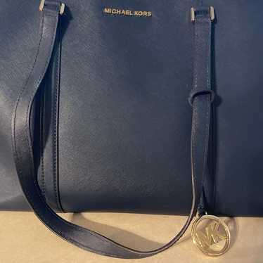 Michael Kors Navy Blue Purse - image 1