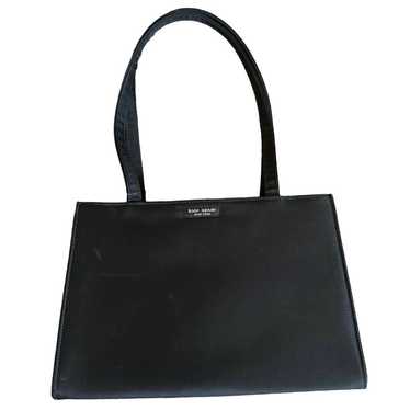 Kate Spade Classic Black Nylon Satin Tote Purse L… - image 1