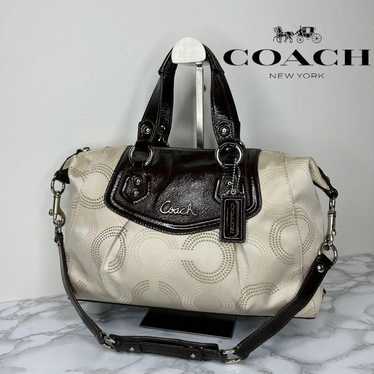 A87 COACH Coach 2WAY Handbag Shoulder Bag. - image 1