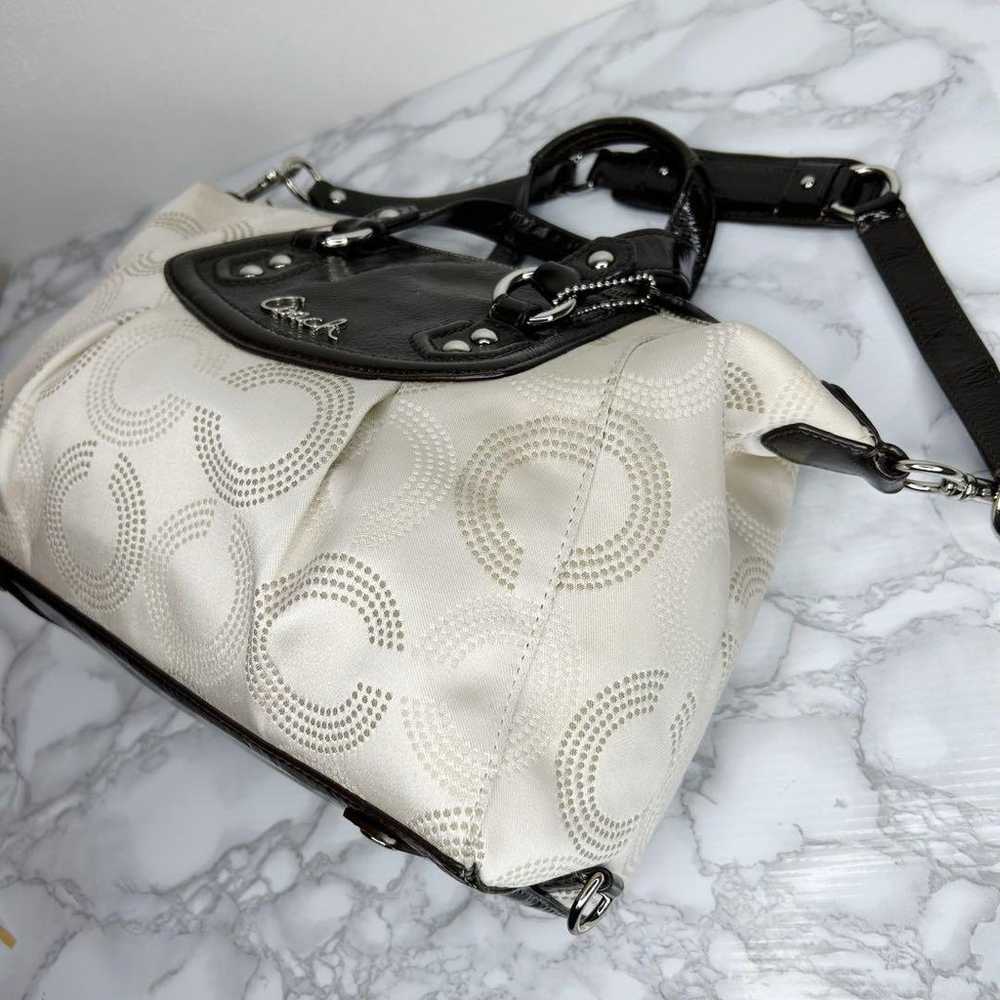 A87 COACH Coach 2WAY Handbag Shoulder Bag. - image 4