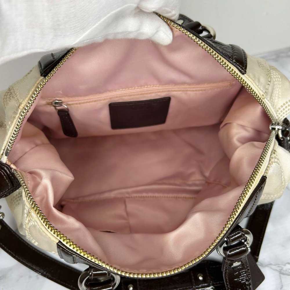 A87 COACH Coach 2WAY Handbag Shoulder Bag. - image 7