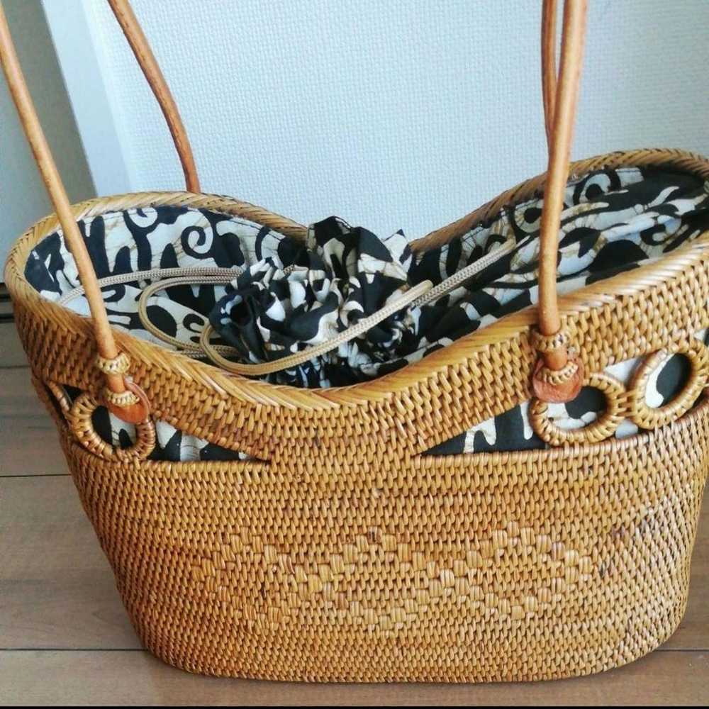 Basket bag, Bali, Ata bag. - image 3