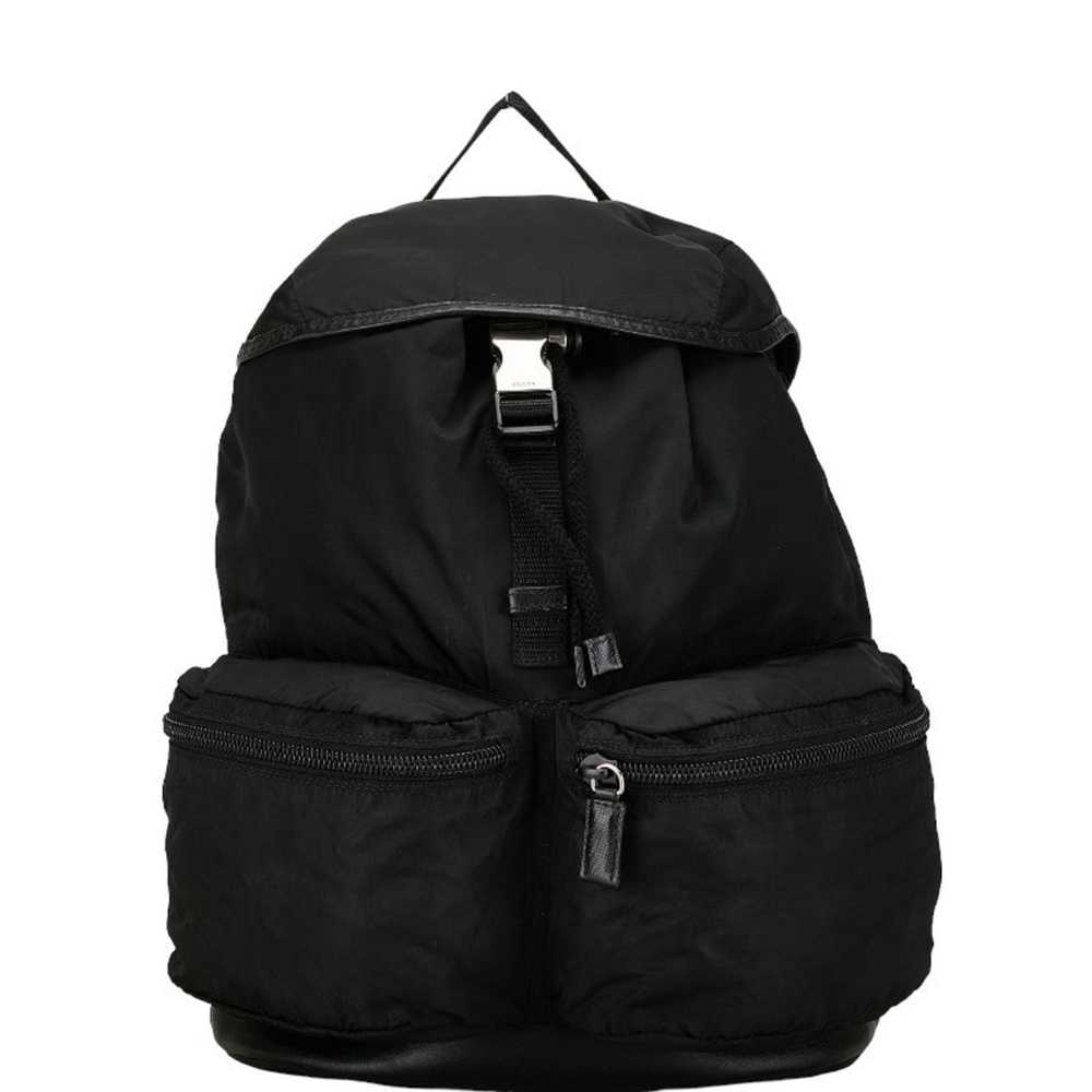 Prada Tessuto Black Synthetic Backpack Bag (Pre-O… - image 1