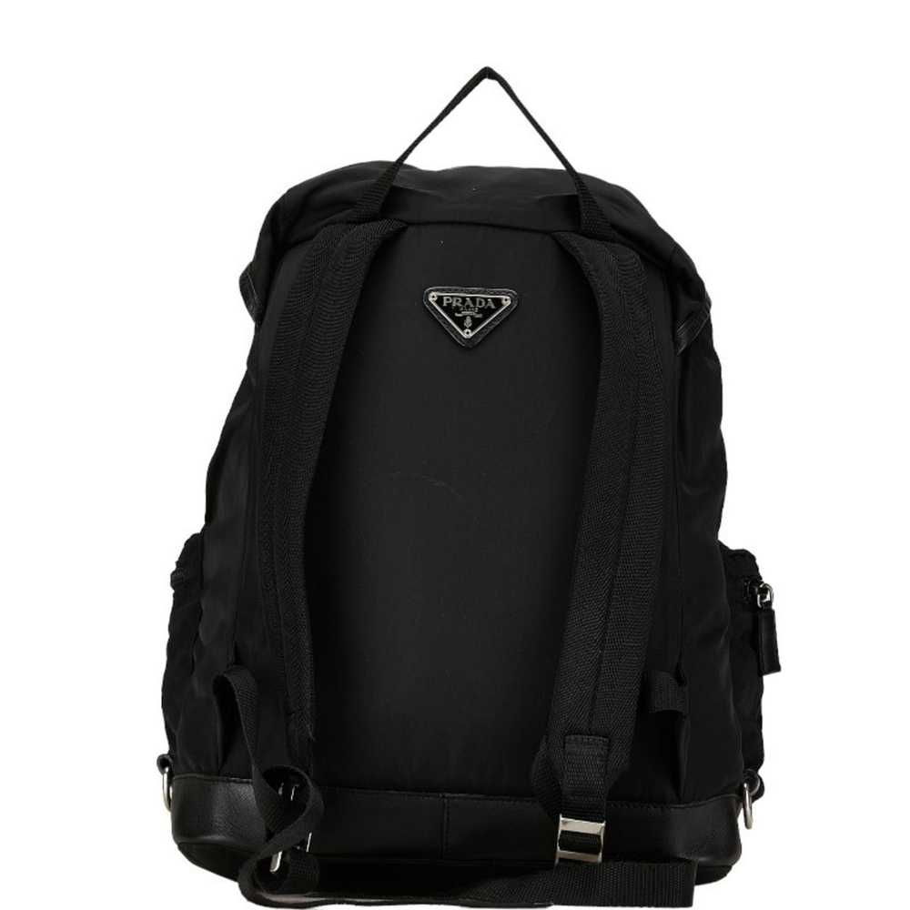 Prada Tessuto Black Synthetic Backpack Bag (Pre-O… - image 2