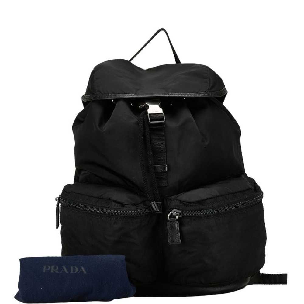 Prada Tessuto Black Synthetic Backpack Bag (Pre-O… - image 8