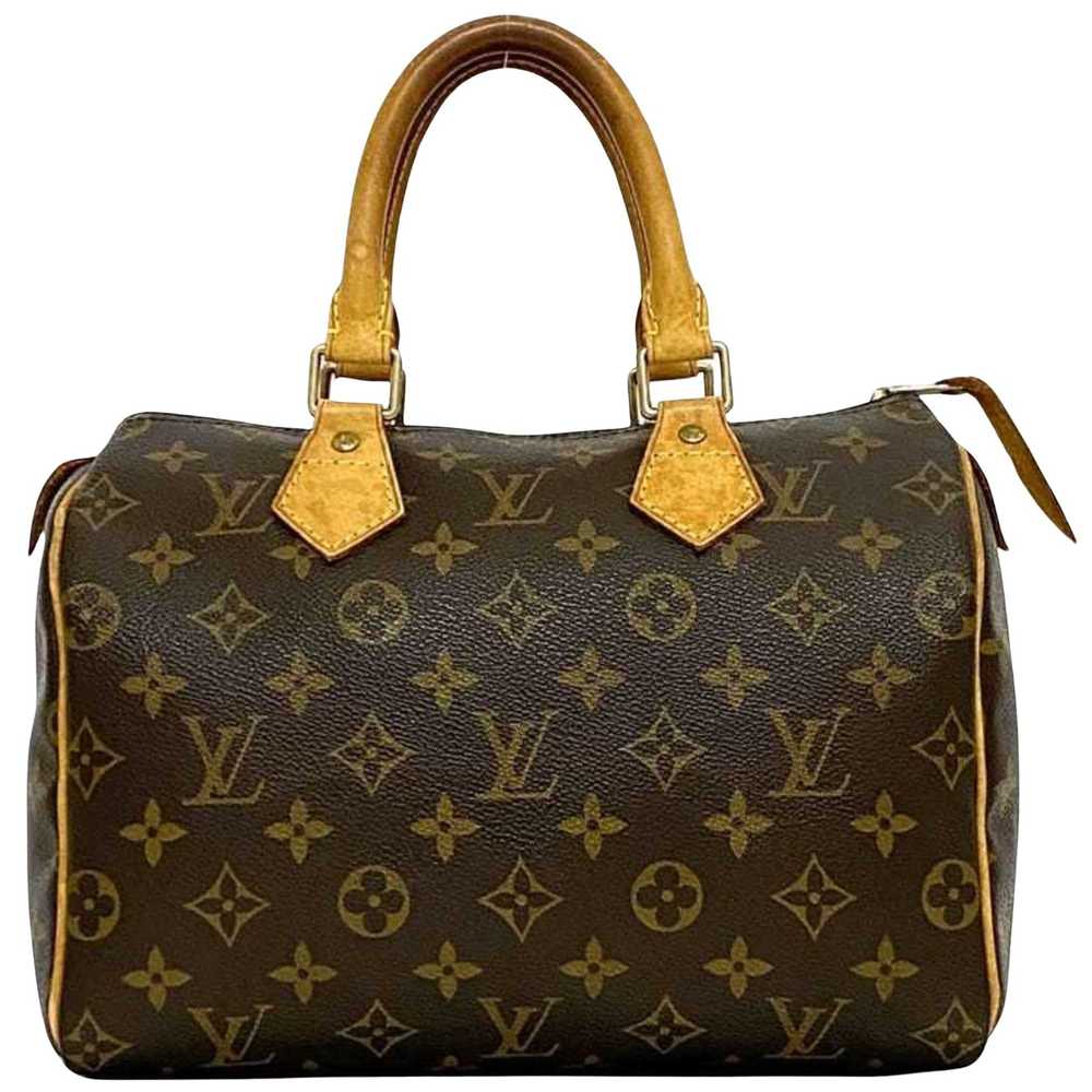 Louis Vuitton Speedy 25 Brown Canvas Handbag (Pre… - image 1