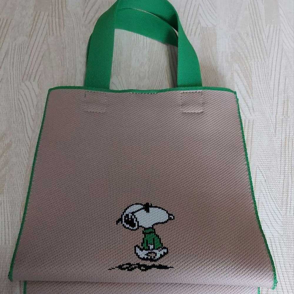 Peanuts Snoopy tote bag, Cubic Bag M, brand new, … - image 2