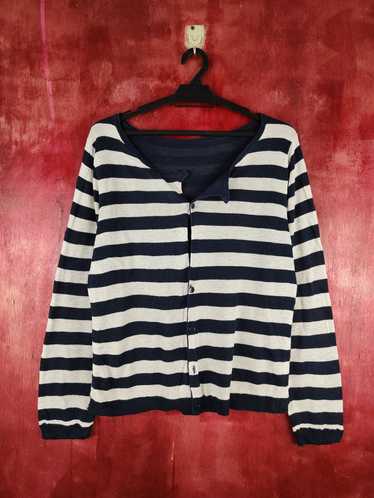 Cardigan × Japanese Brand × Solid and Striped Japa