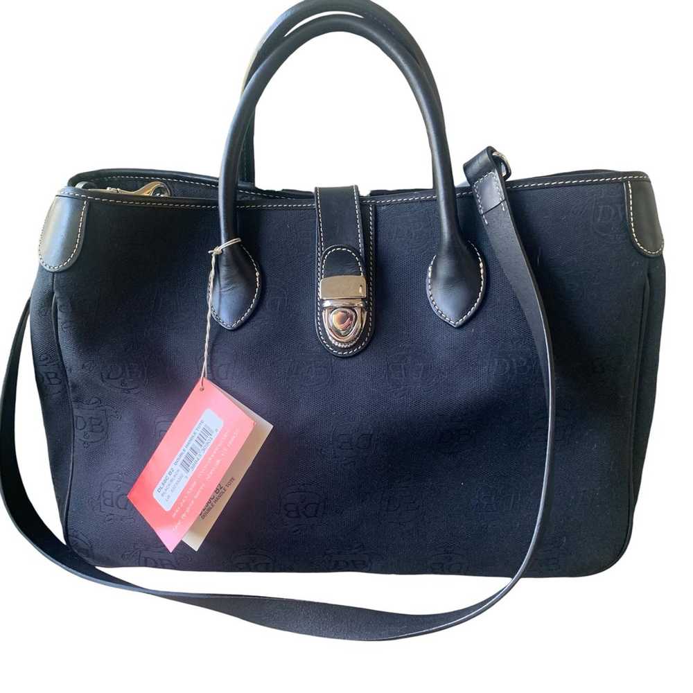 Dooney Bourke DL50C B2 Double Handle Tote Black C… - image 1