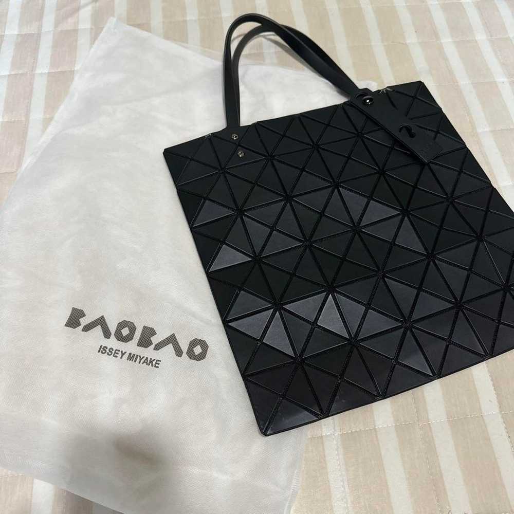 BAOBAO ISSEY MIYAKE Black Triangular Design Bag w… - image 1