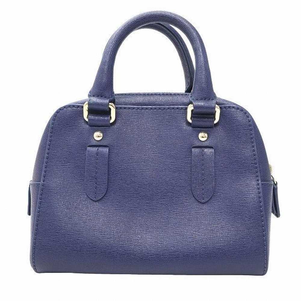 FURLA logo charm 2WAY handbag shoulder bag - image 4