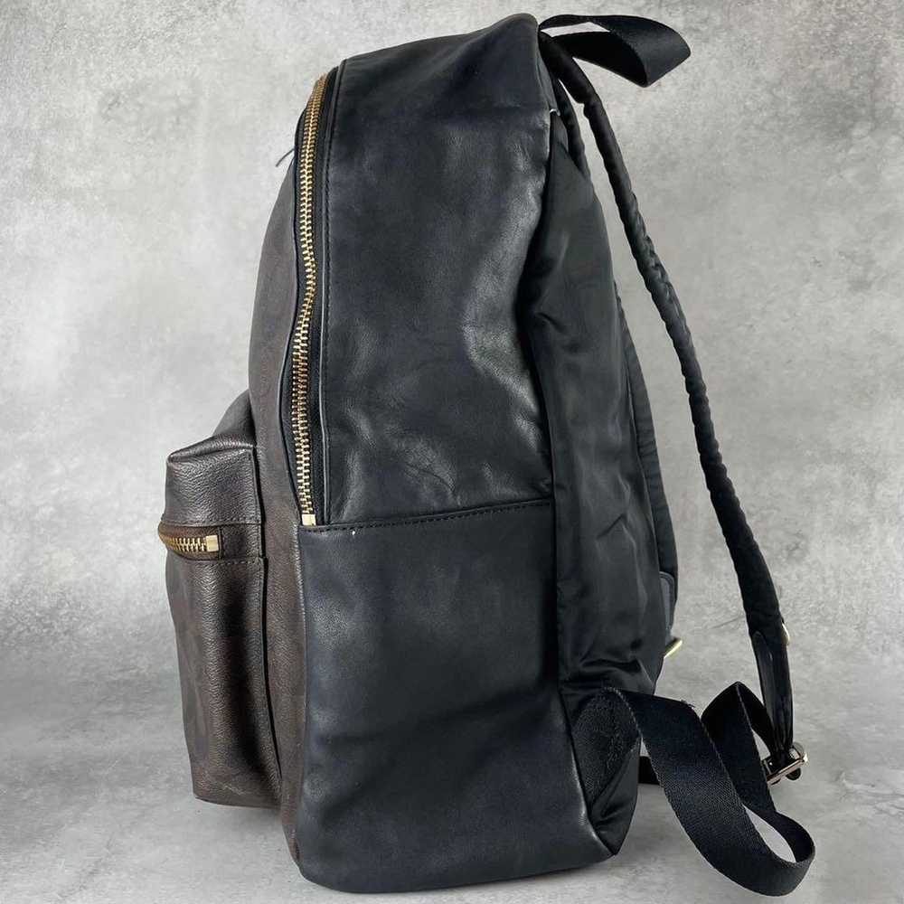 Coach Backpack Signature Leather Brown x Black - image 5