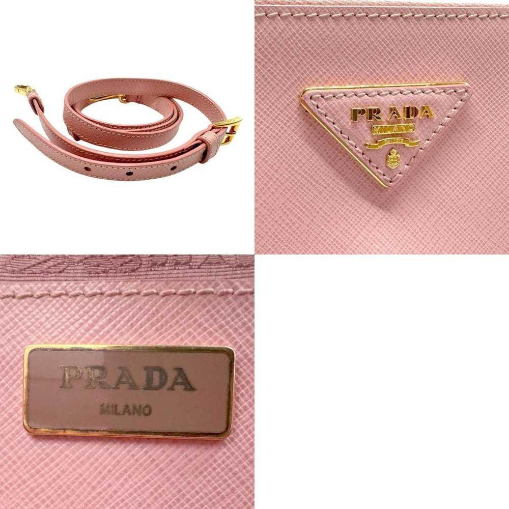 Prada Galleria Pink Leather Handbag (Pre-Owned) - image 4