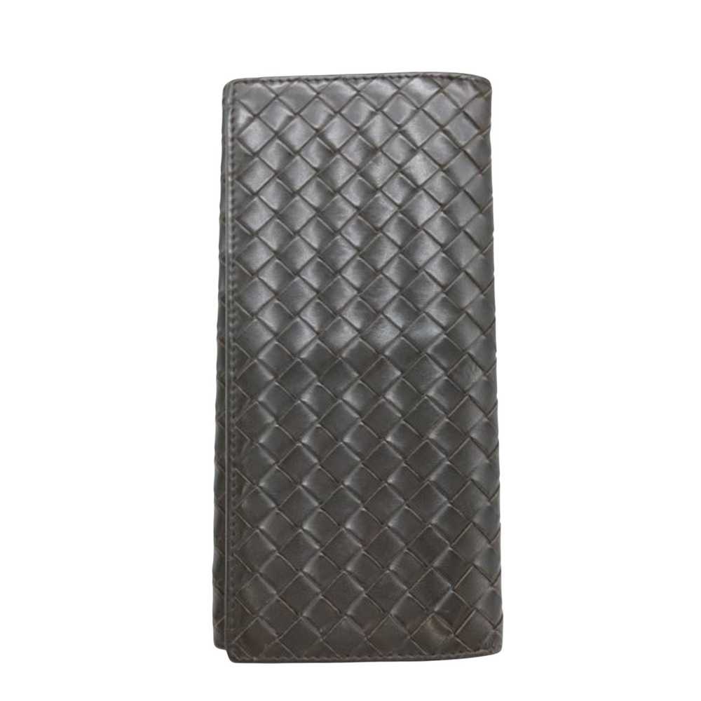 Bottega Veneta Intrecciato Black Leather Wallet (… - image 1