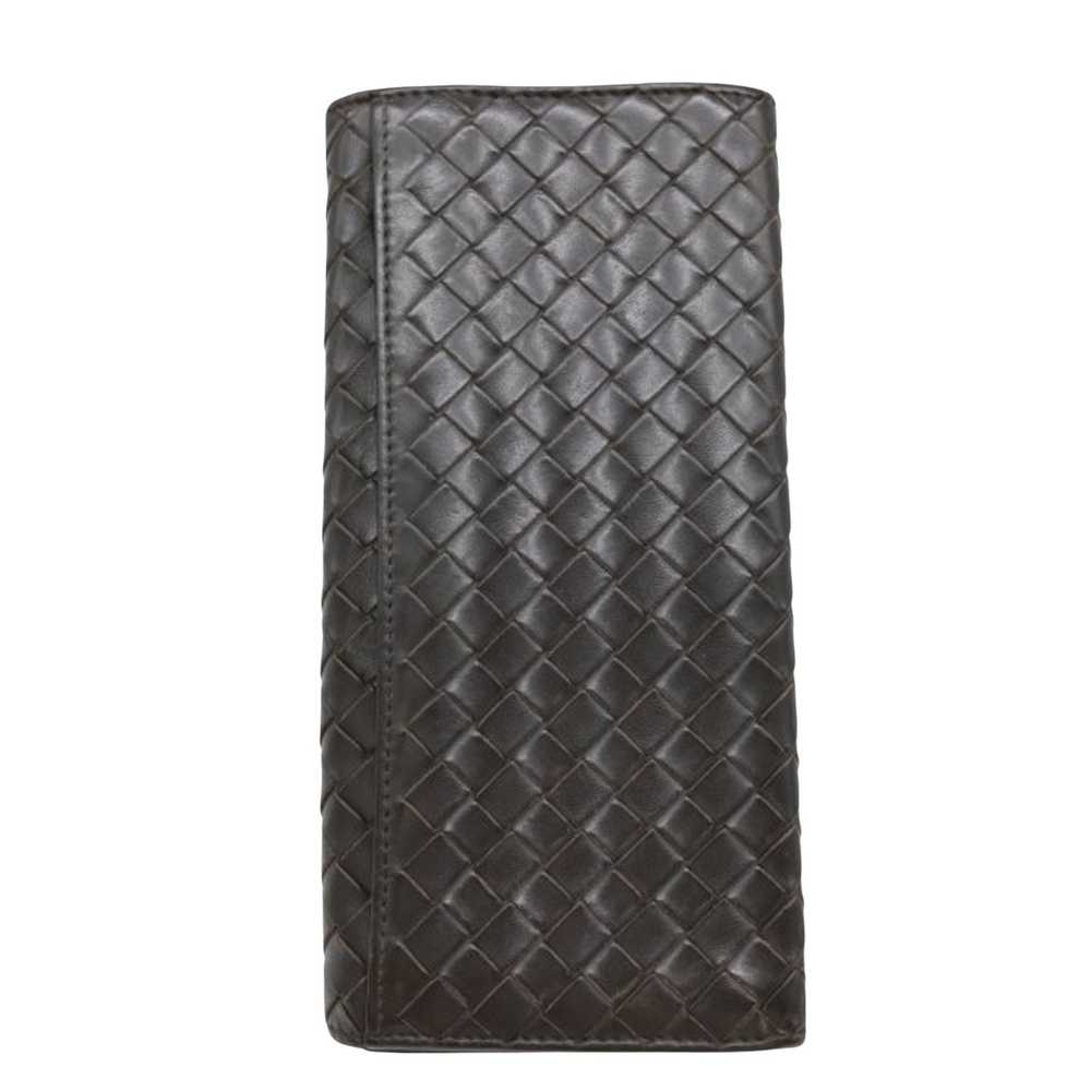 Bottega Veneta Intrecciato Black Leather Wallet (… - image 2