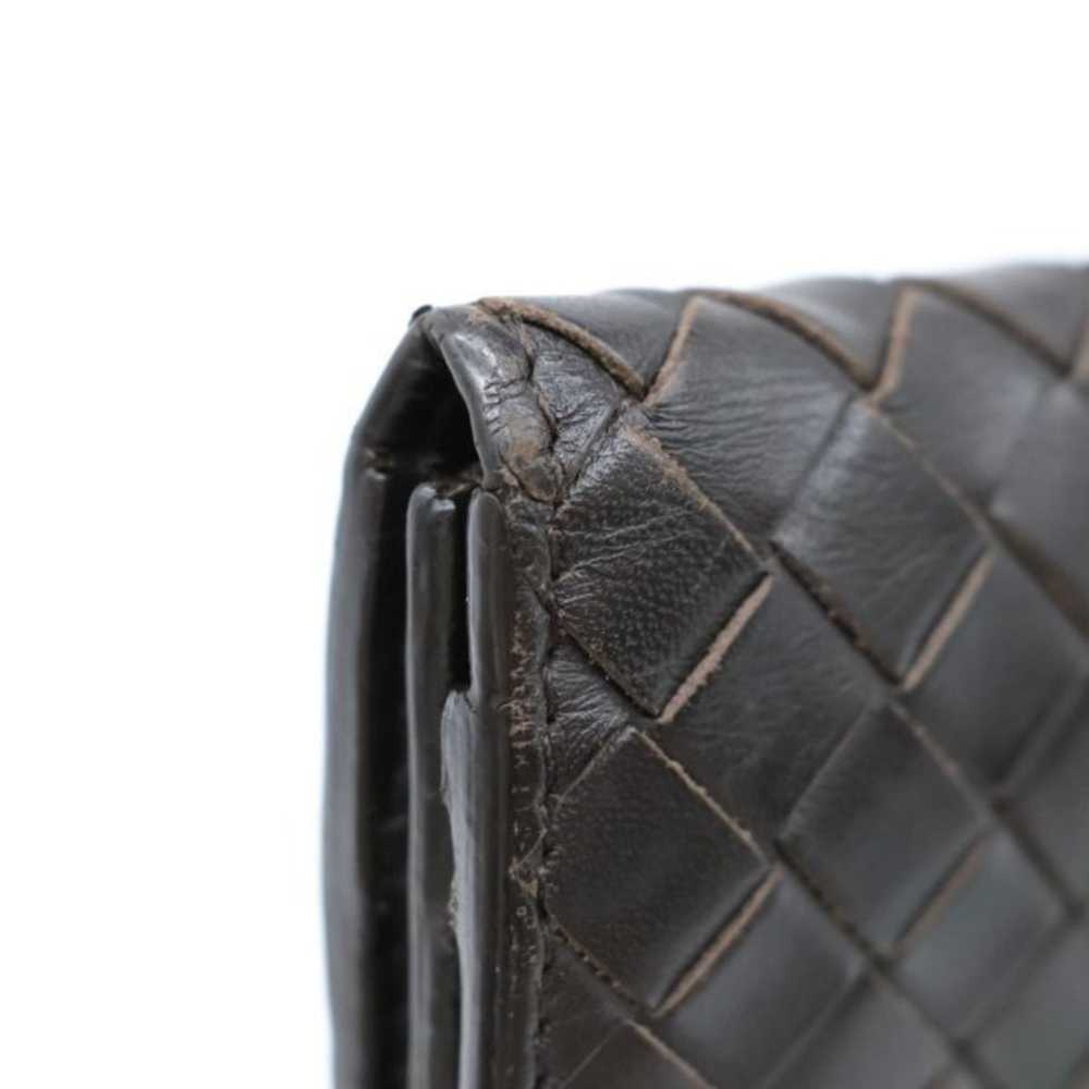 Bottega Veneta Intrecciato Black Leather Wallet (… - image 7