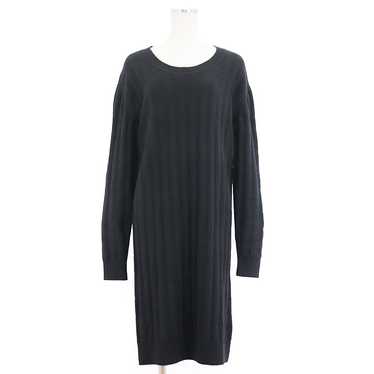 HERMES one piece Virgin wool 100% black Women 36 … - image 1