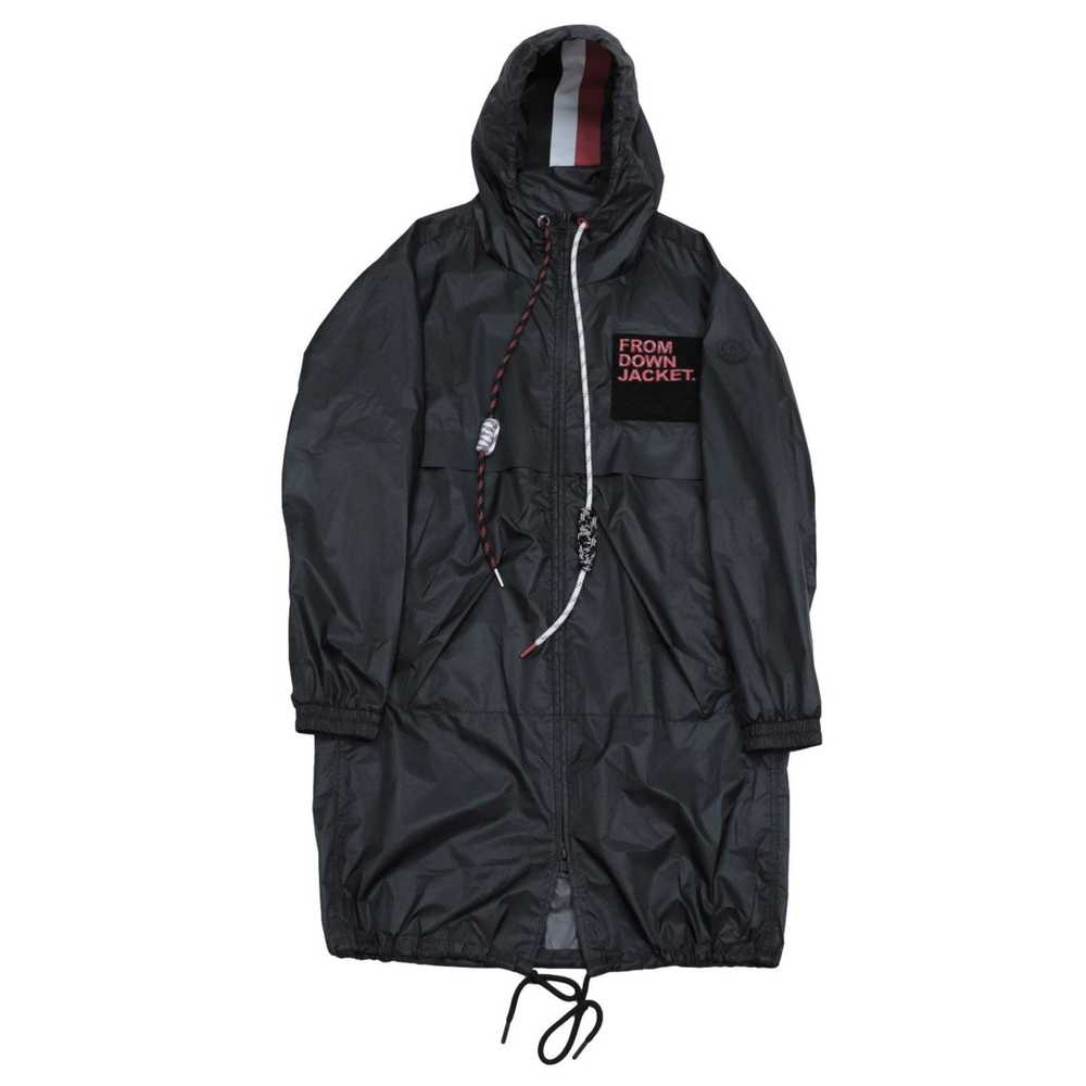 MONCLER coat 100% nylon Black, Red mens Used Auth… - image 1