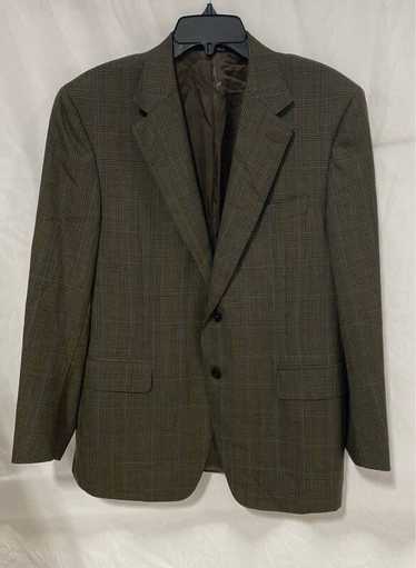 Canali Brown Plaid Sport Coat - Size 50