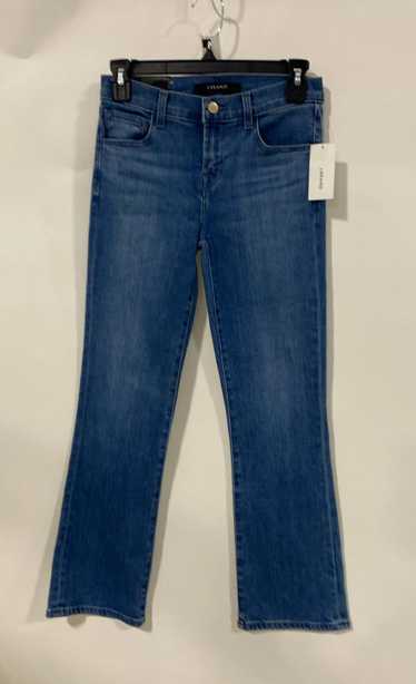 NWT J Brand Womens Blue Denim Selena Cropped Mid R