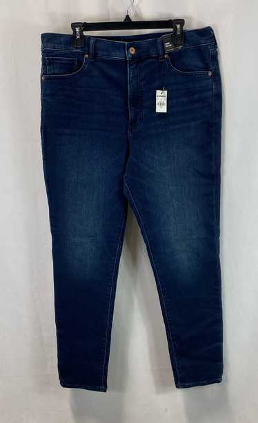 NWT Express Womens Blue Hyper Stretch Denim High R