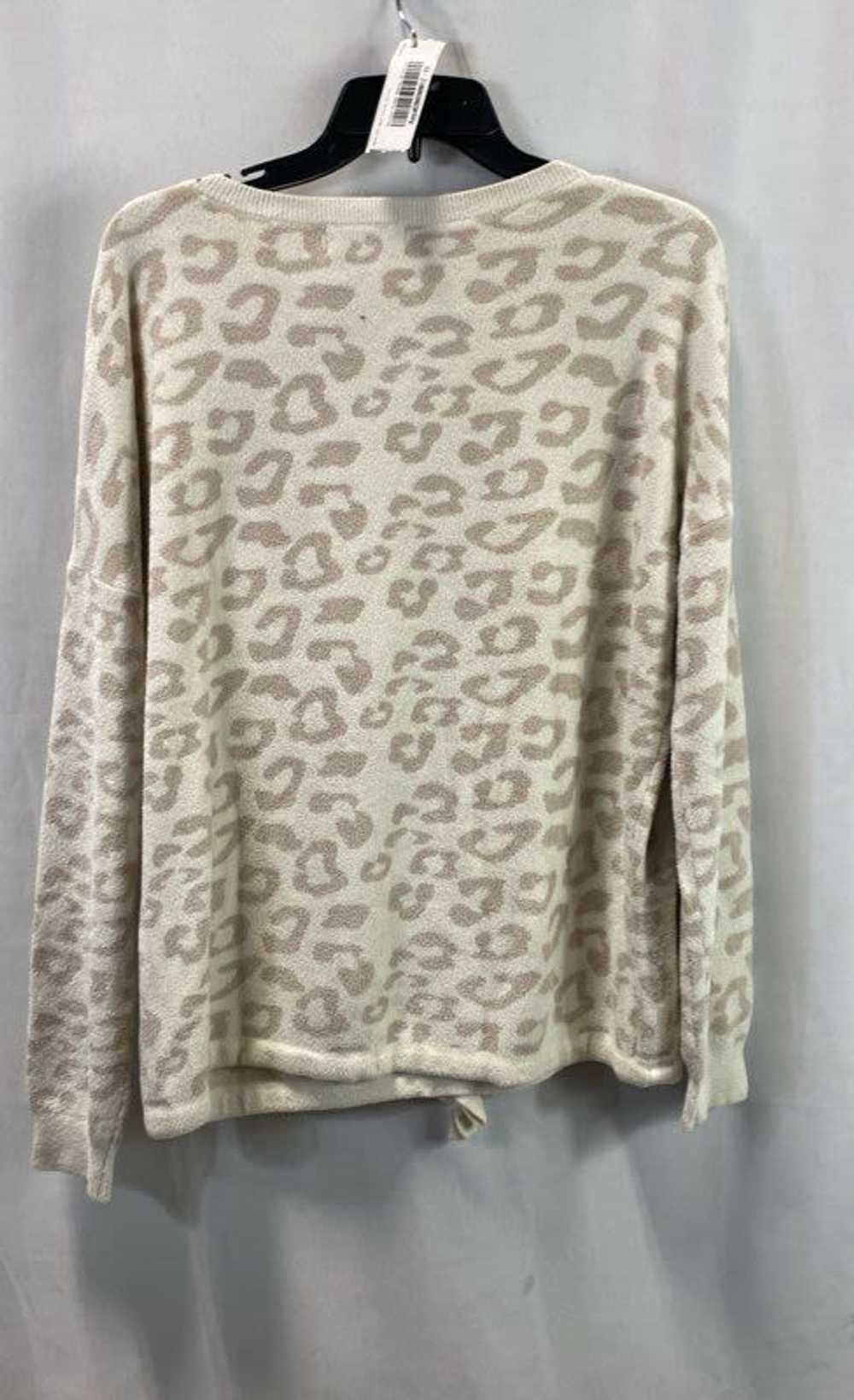 NWT Barefoot Dreams Womens Cream Stone Leopard Pu… - image 2